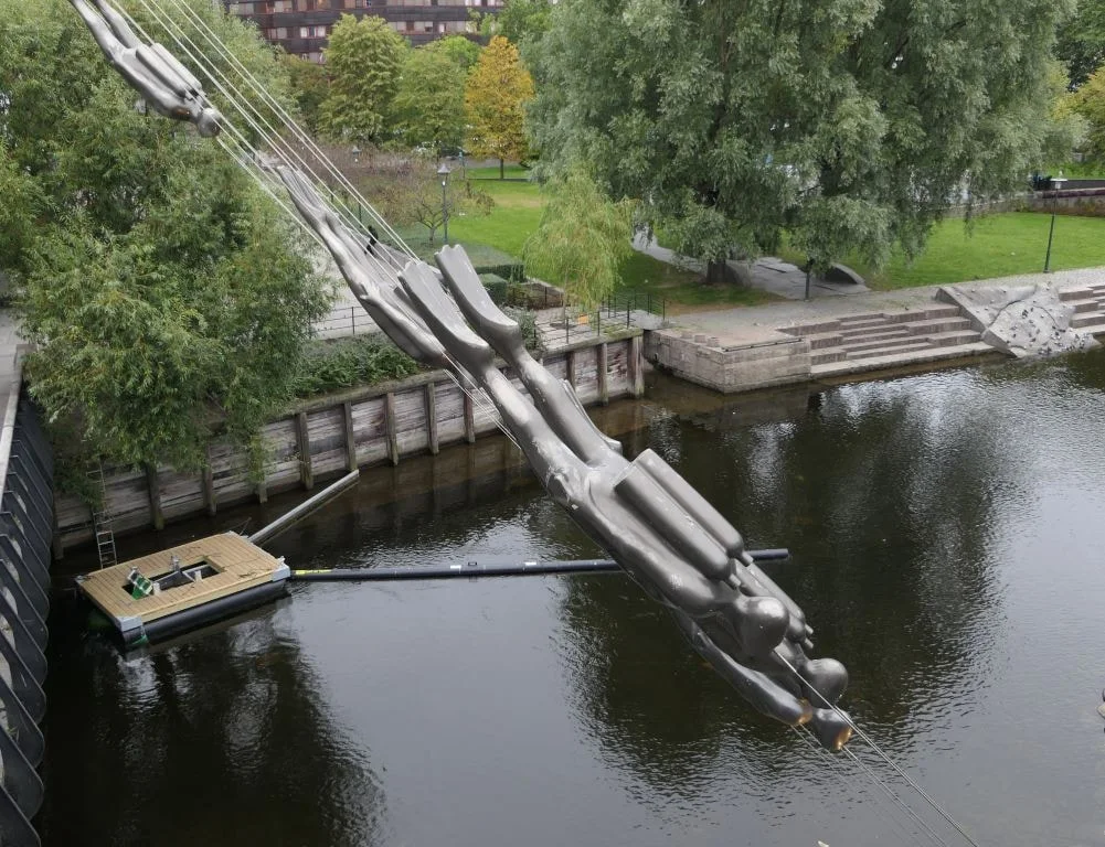 TrashTrawl in the Akerselva river, Oslo